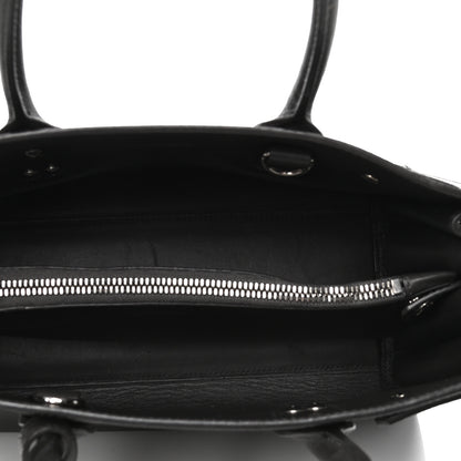 Saint Laurent Grained Calfskin Baby Sac De Jour Coal 4 of 6