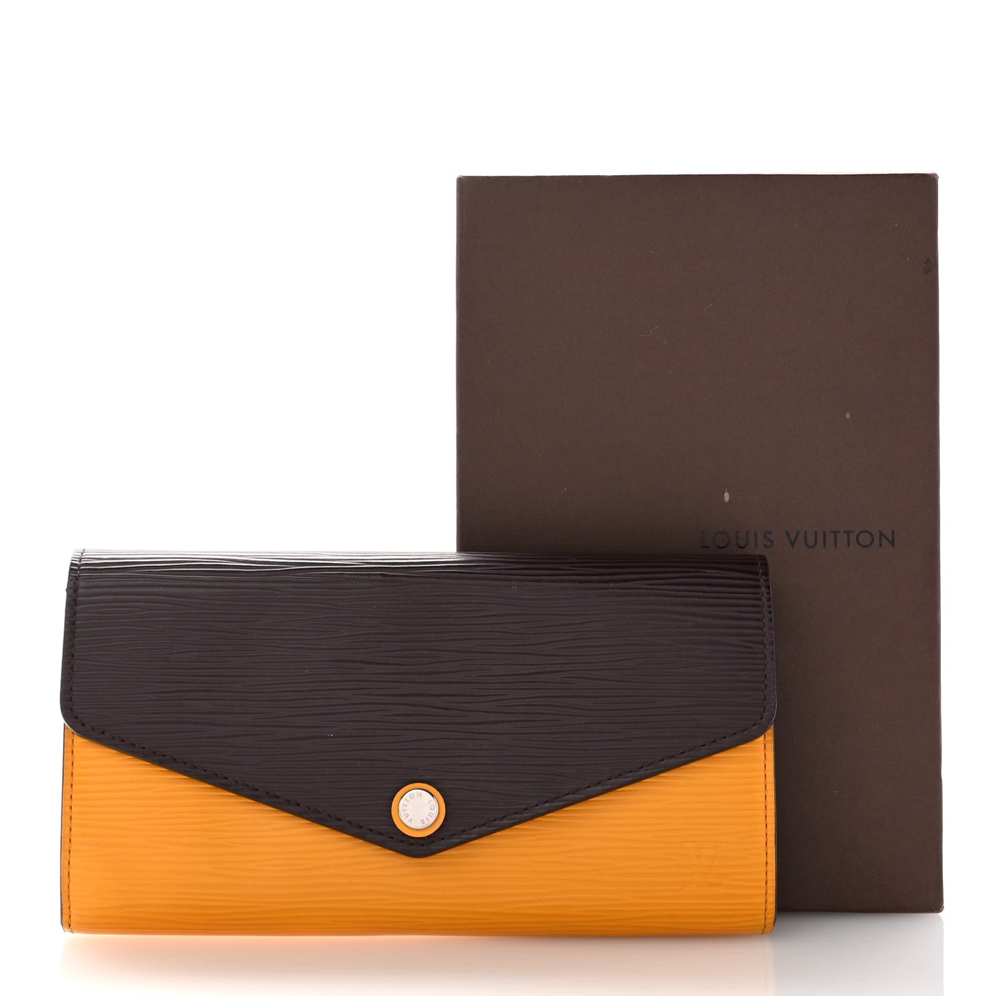 Epi Sarah Wallet NM Citron Cassis