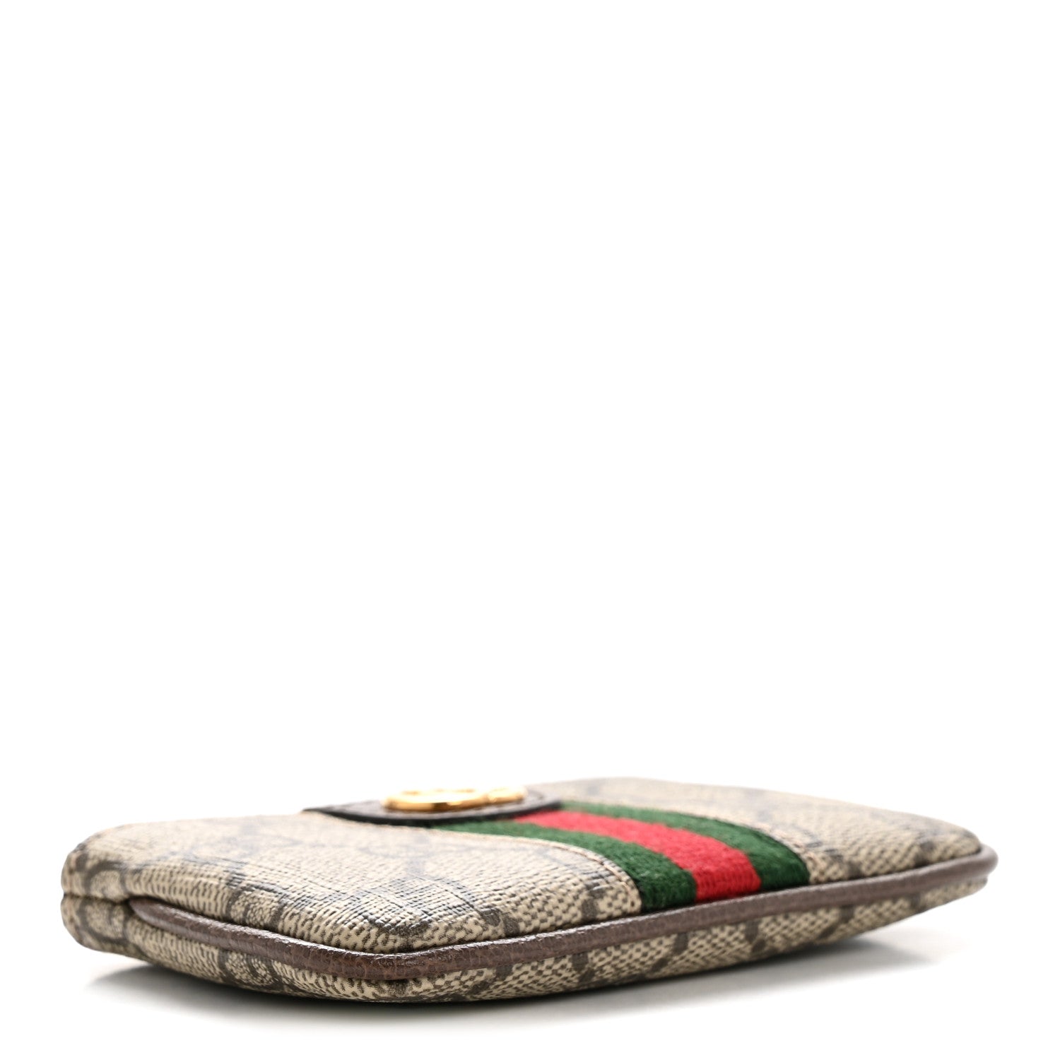 Gucci GG Supreme Monogram Web Ophidia Key Case Beige New Acero 4 of 8