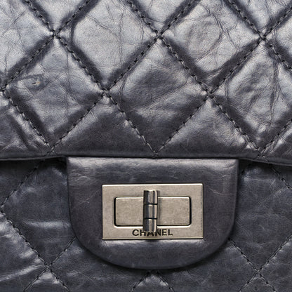 Chanel Aged Calfskin 50th Anniversary 2.55 Reissue 227 Flap Gris 8 of 23