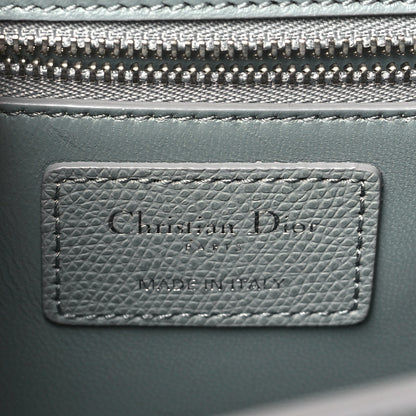 Christian Dior Grained Calfskin 30 Montaigne Chain Flap Bag Grey 6 of 10