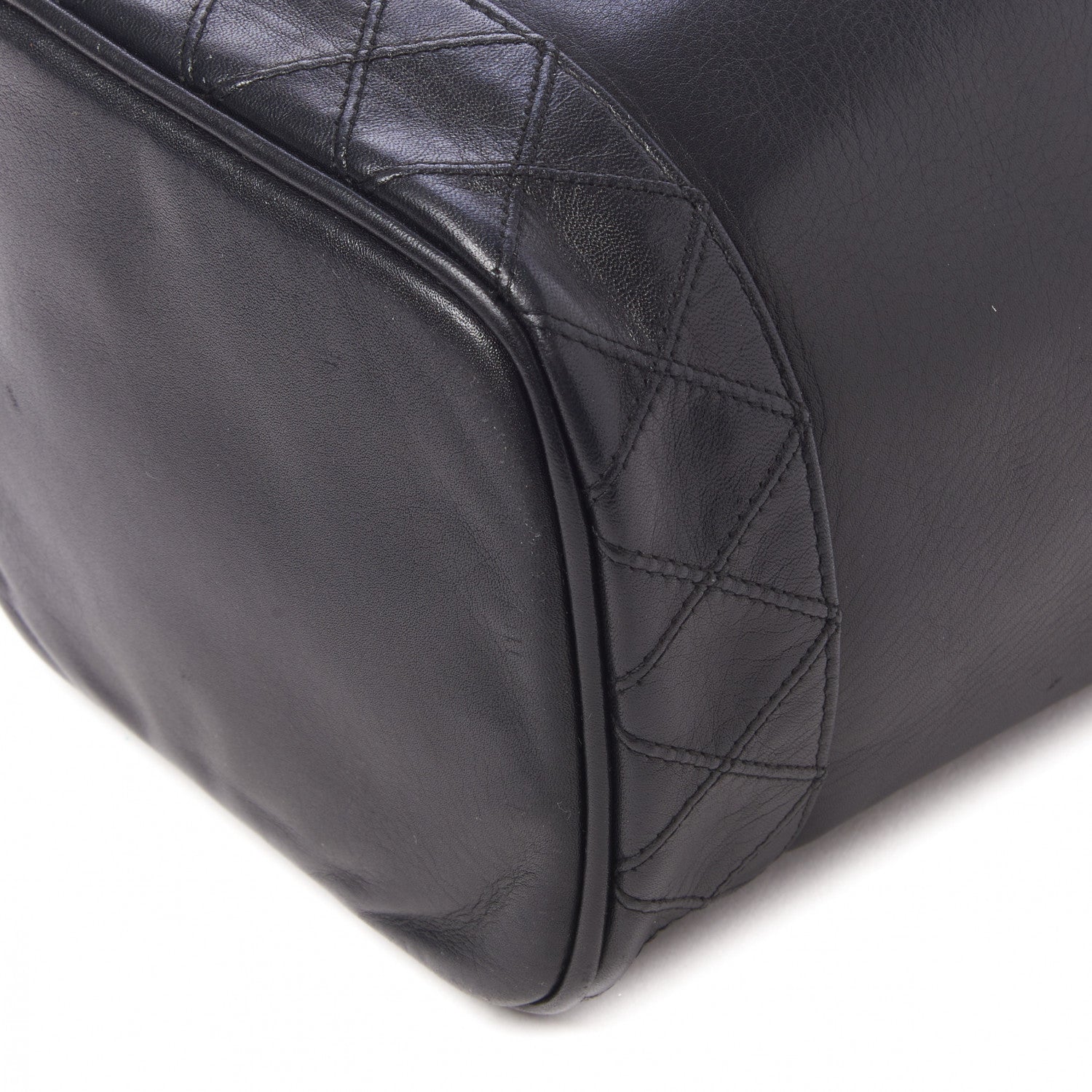 Chanel Lambskin Vanity Cosmetic Case Black 4 of 9