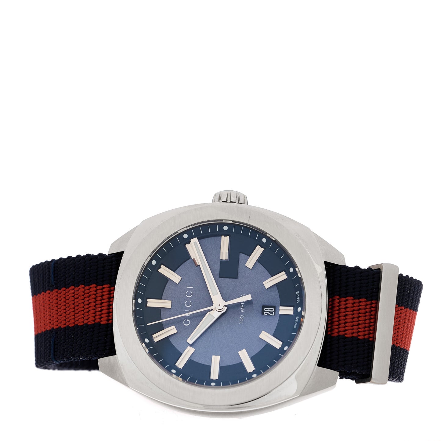 Stainless Steel Nylon 41mm GG2570 Quartz Watch Blue
