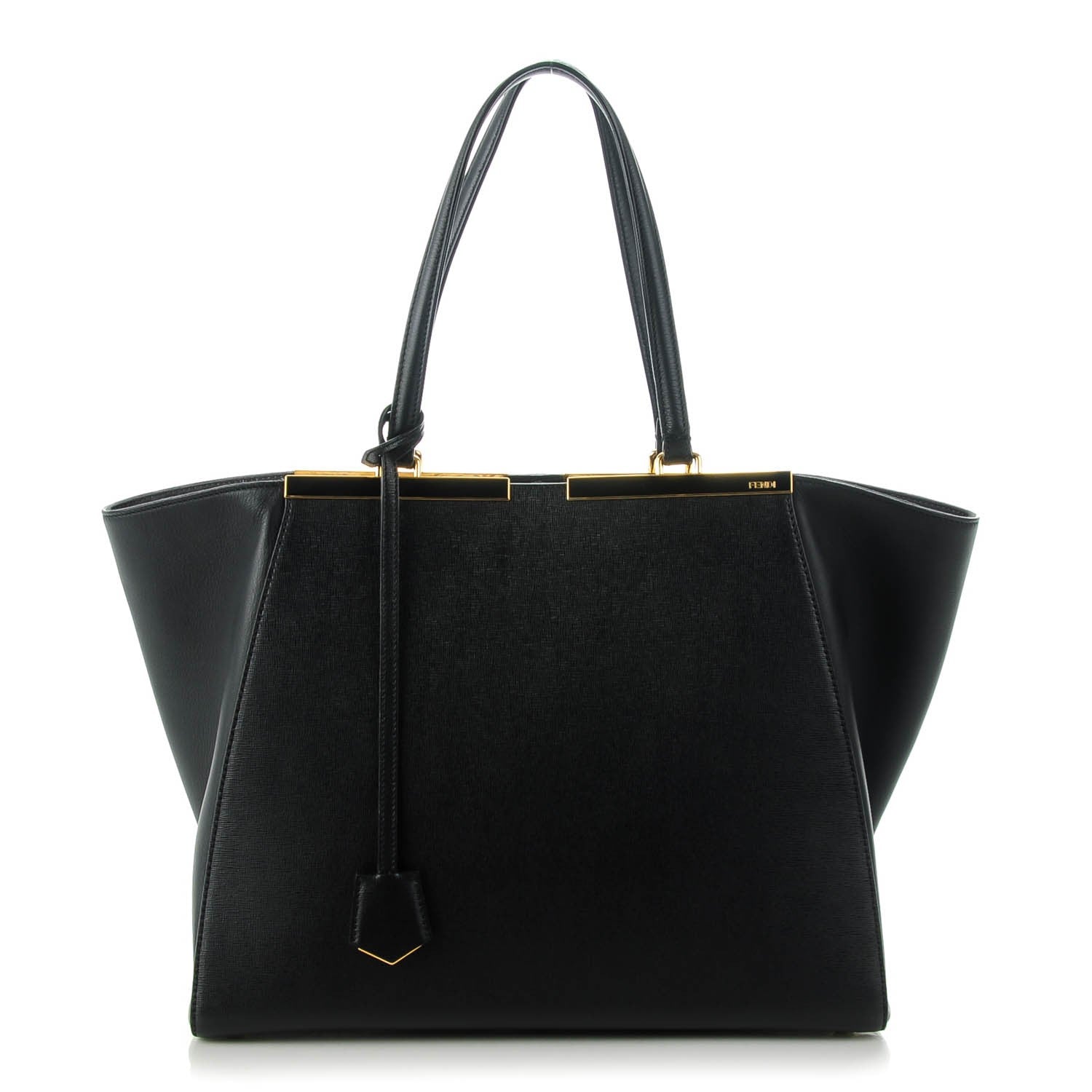Fendi Vitello Elite Large 3Jours Tote Black 1 of 9