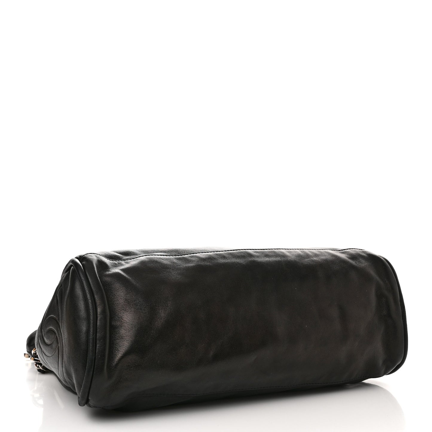 Lambskin Large Ultimate Soft Tote Black