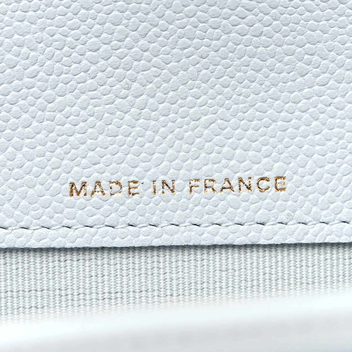 Chanel Caviar Quilted Flap Card Holder Wallet Blue 6 of 9