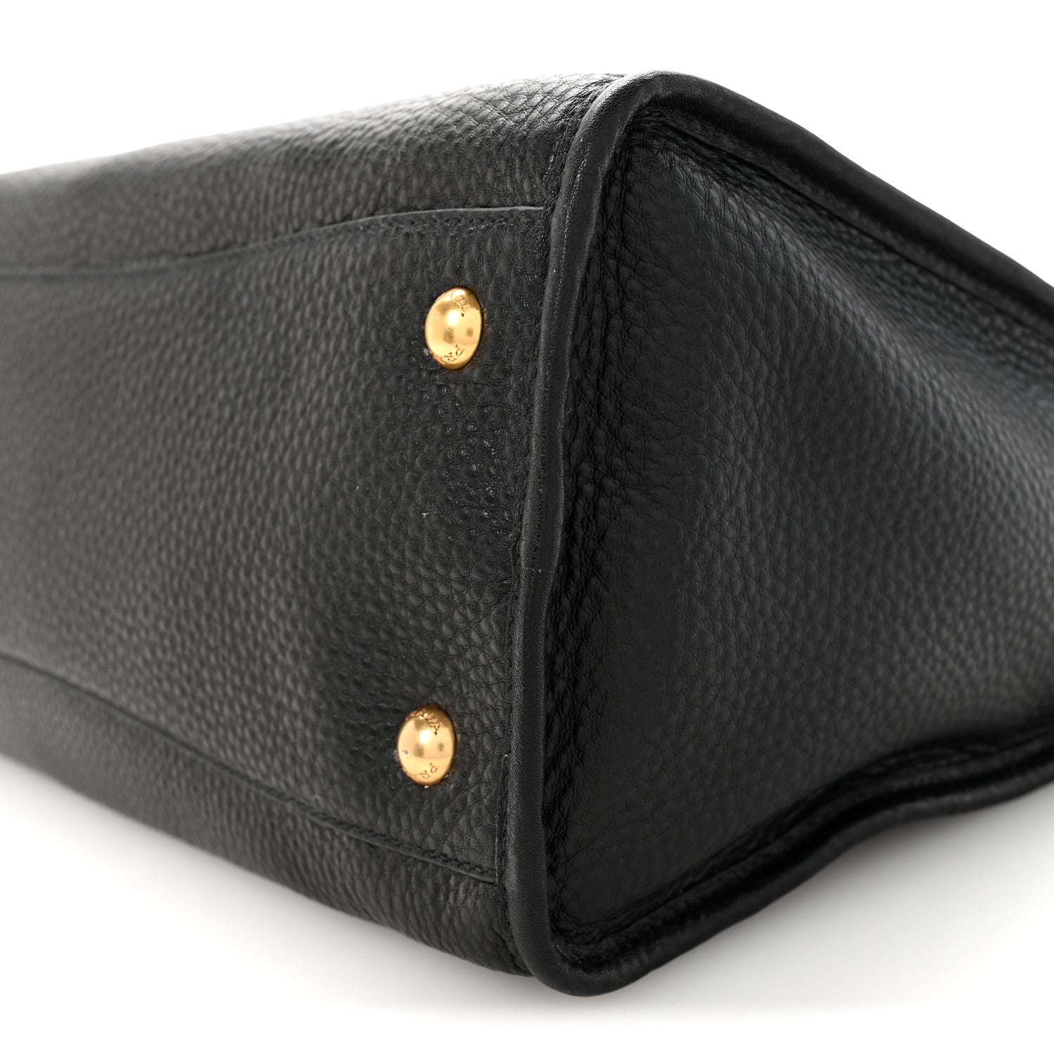 Prada Vitello Daino Shopping Satchel Black 10 of 10