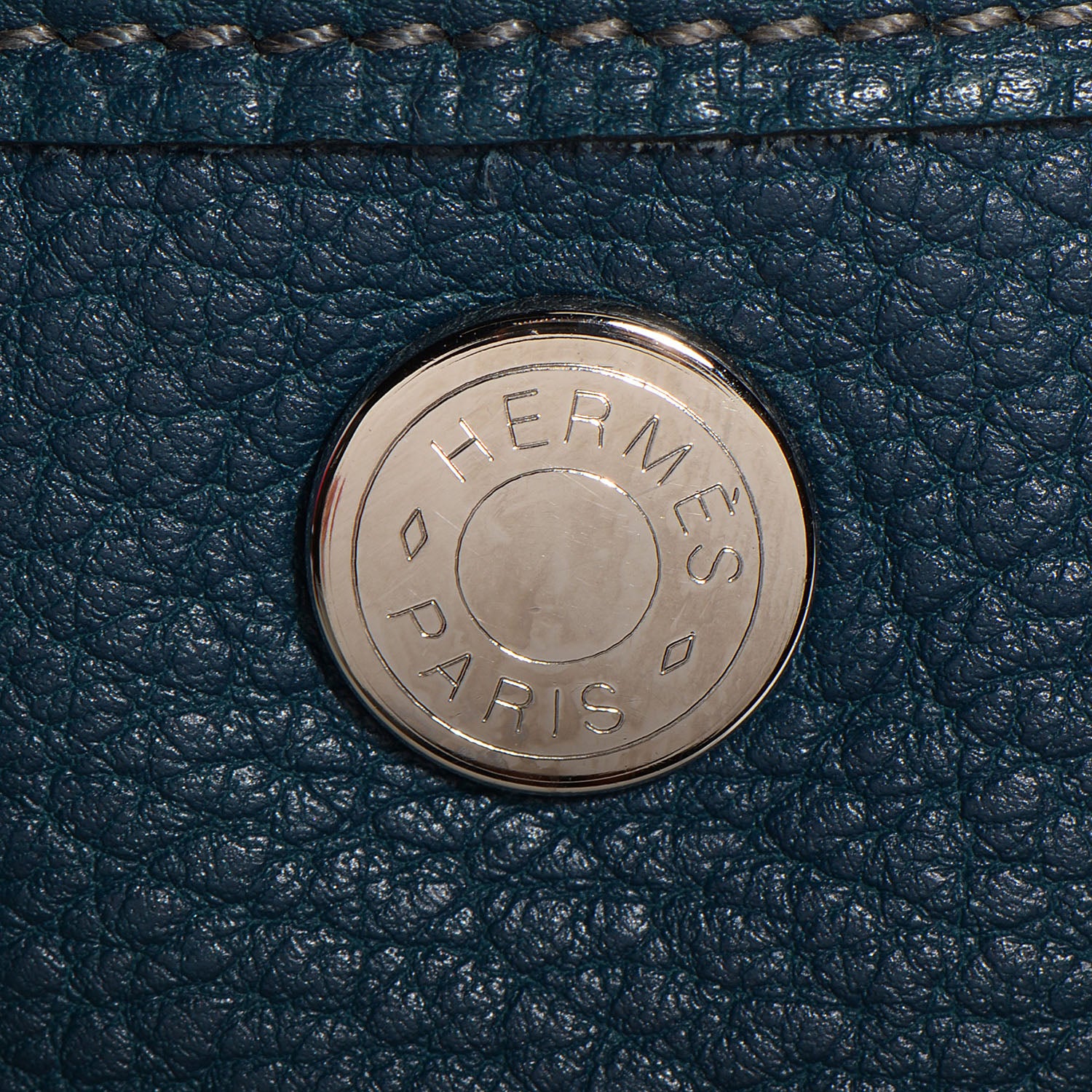Hermes Veau Negonda Garden Party 36 MM Bleu de Prusse 6 of 12