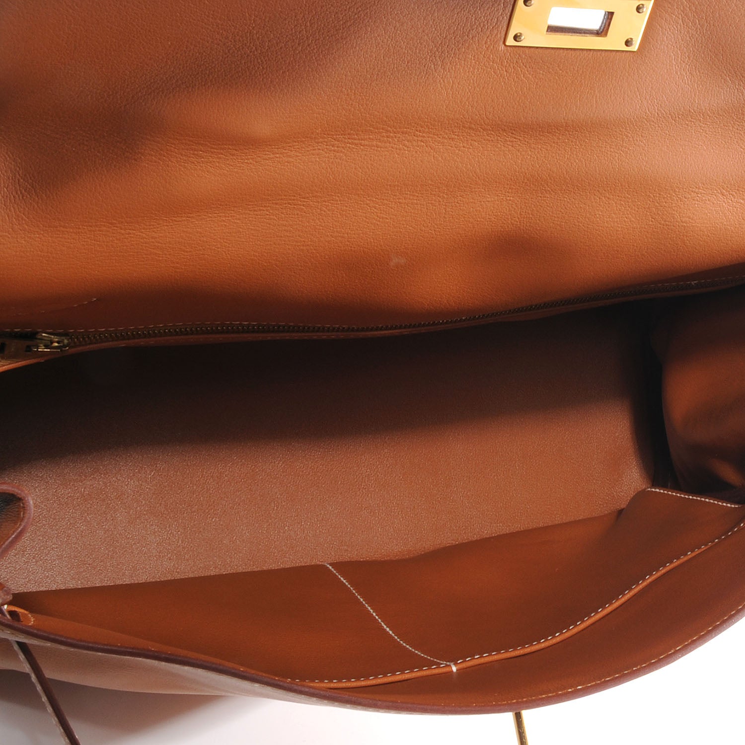 Hermes Swift Kelly Retourne 35 Gold 5 of 8
