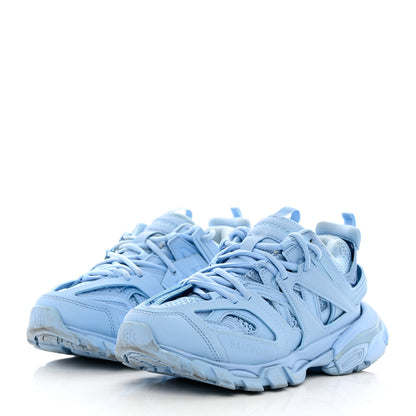 Balenciaga Mesh Nylon Womens Track Sneakers 37 Light Blue 3 of 13