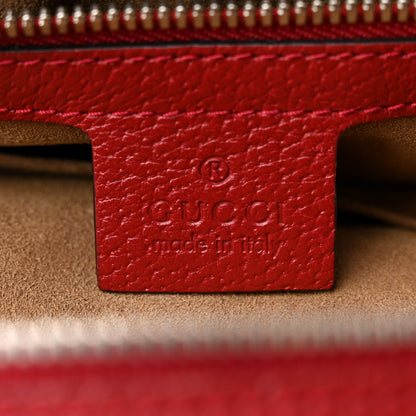 Gucci GG Supreme Monogram Tian Web Small Day Backpack Beige Multicolor Red 6 of 10