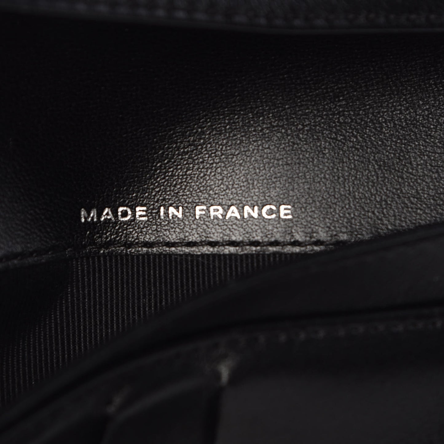 Patent Quilted Large Flap Wallet Black