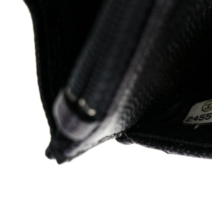 Chanel Iridescent Caviar Chevron Quilted Wallet On Chain WOC Black 8 of 12