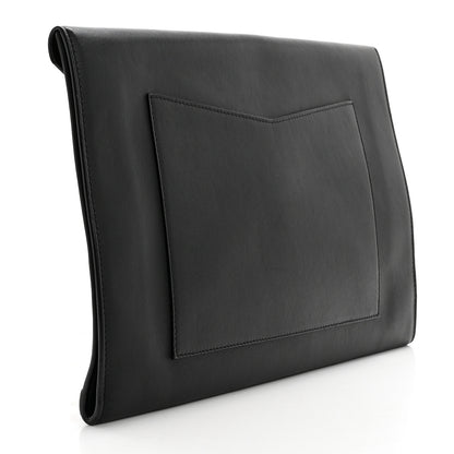 Chanel Lambskin Cocomail Envelope Clutch Black Light Gold 3 of 8