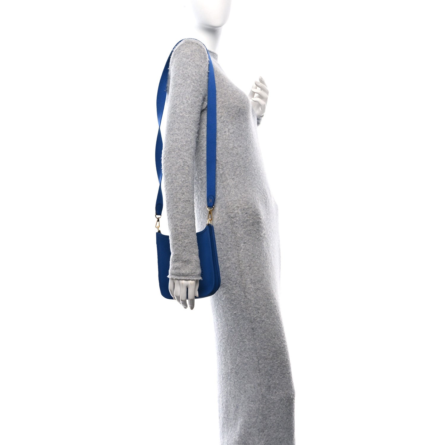 Hermes Taurillon Maurice Amazone Evelyne TPM Bleu France 2 of 11
