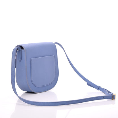 Celine Grained Calfskin Small Trotteur Porcelain 3 of 12