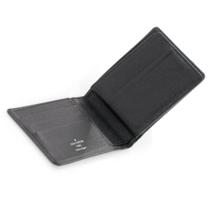 Louis Vuitton Taiga Mens Billfold Wallet 3 Flaps Ardoise 4 of 6