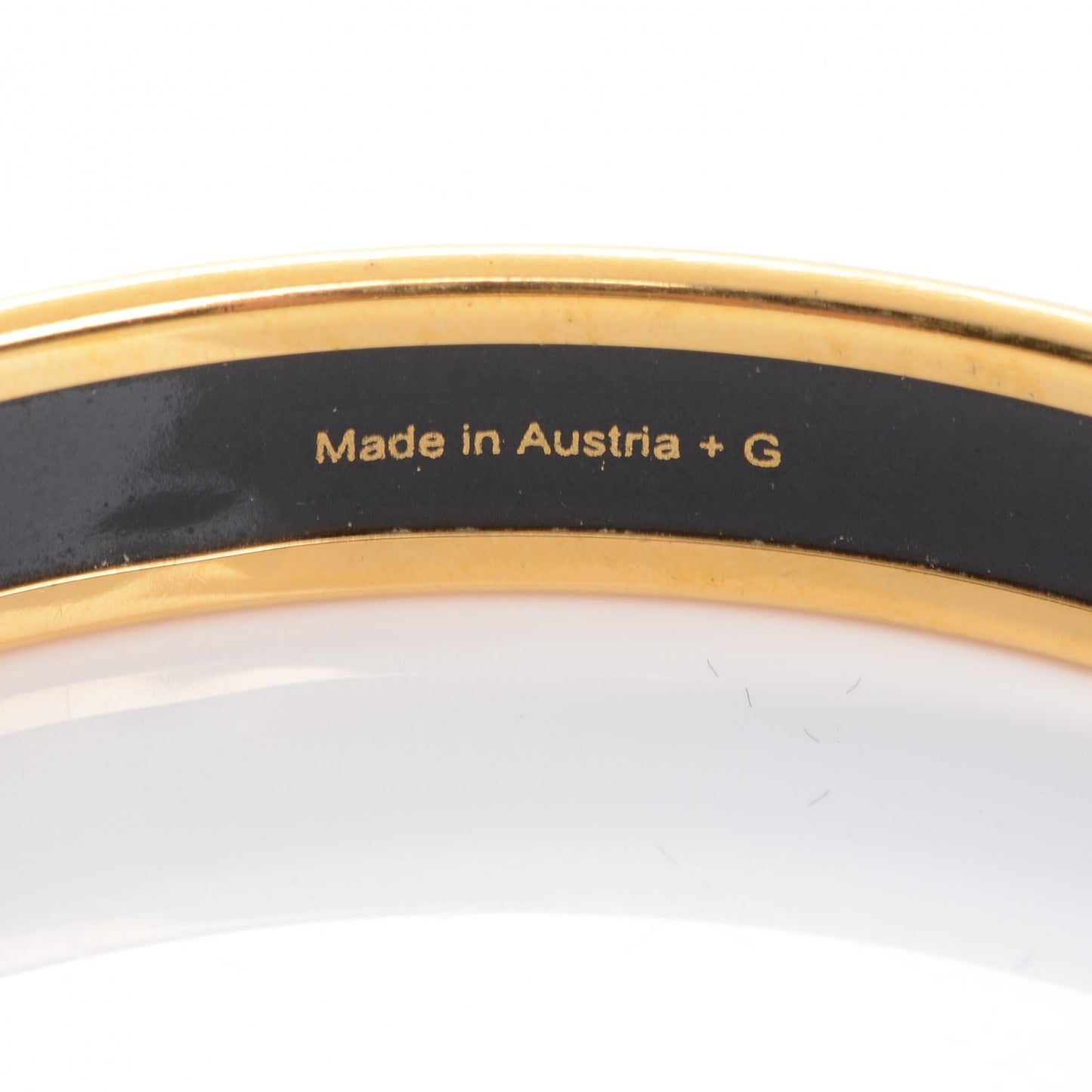 Enamel Narrow Printed Buckle Bracelet