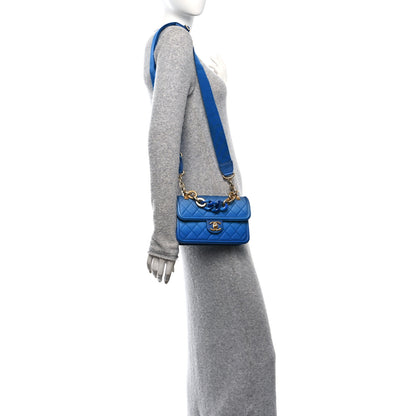 Chanel Caviar Quilted Small Sunset On The Sea Flap Blue 2 of 12