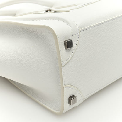 Celine Grained Calfskin Medium Phantom Luggage Cream 7 of 8