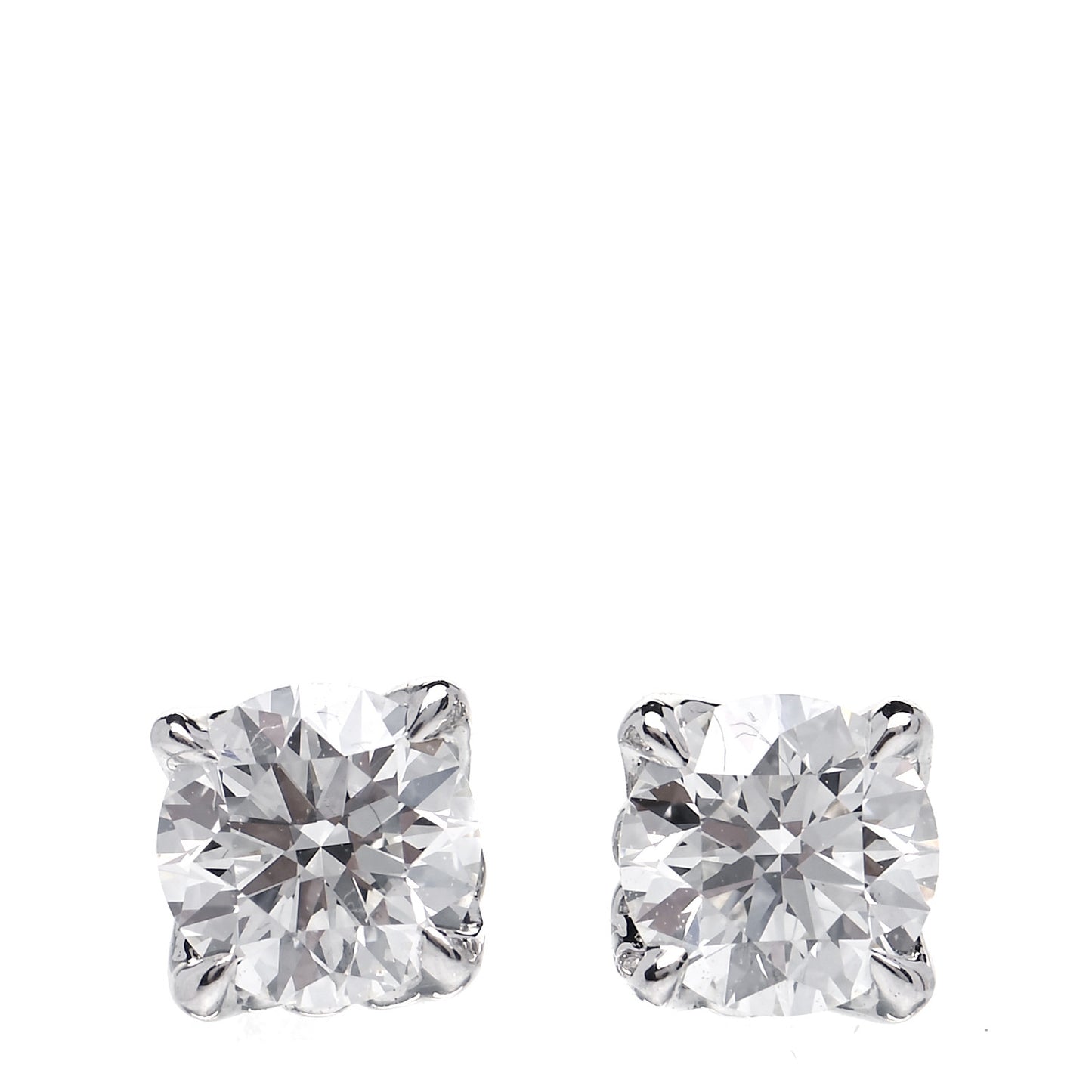 Platinum Diamond .60ctw Stud Earrings