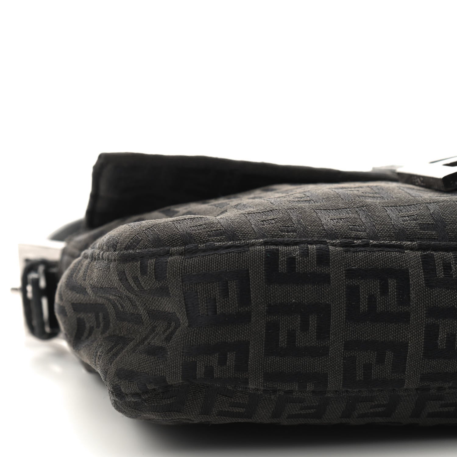 Fendi Zucchino Baguette Black 6 of 8