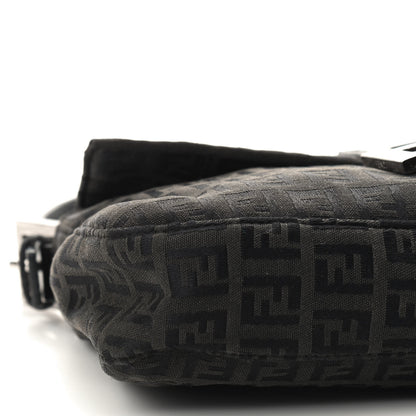 Fendi Zucchino Baguette Black 6 of 8