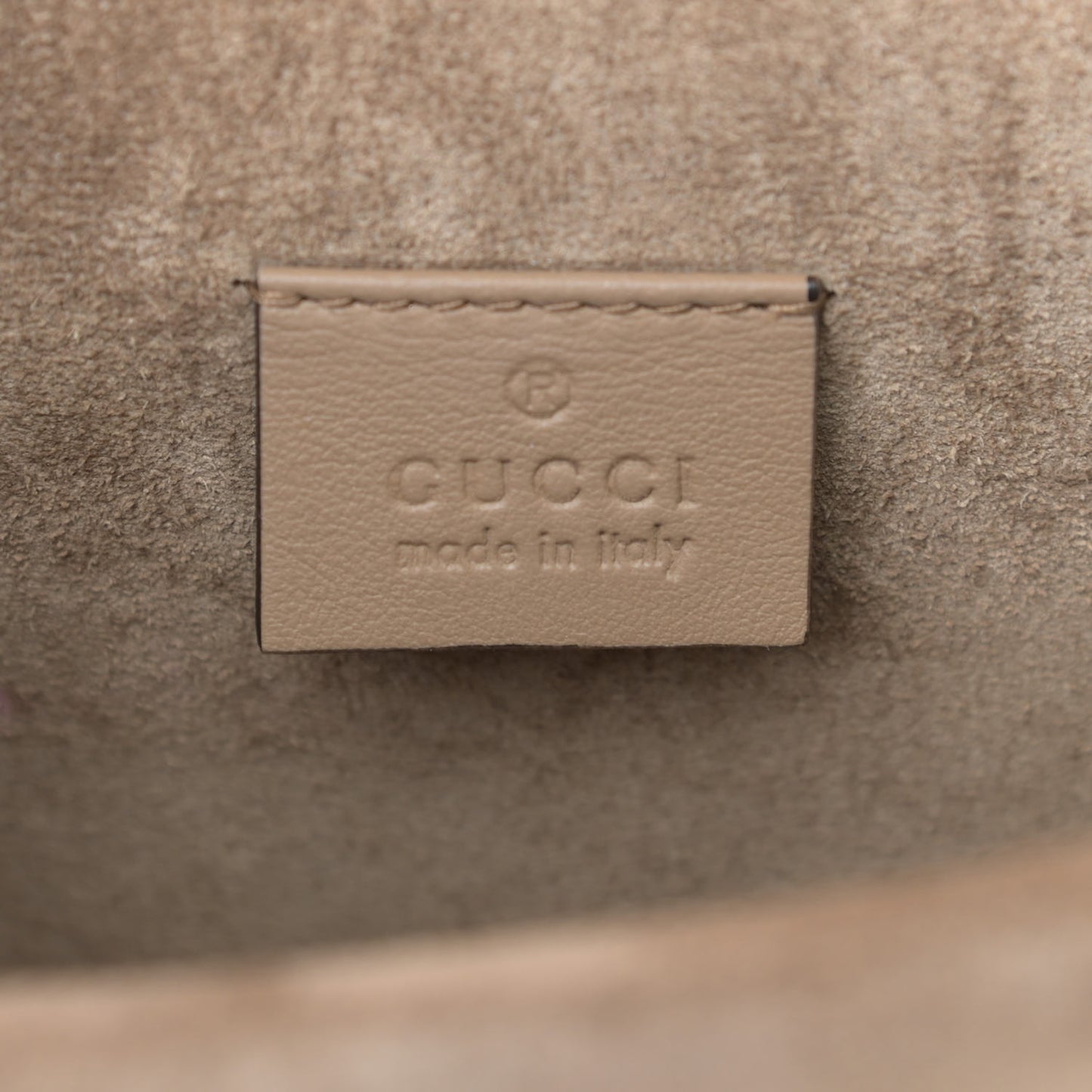 GG Supreme Monogram Mini Dionysus Shoulder Bag Taupe