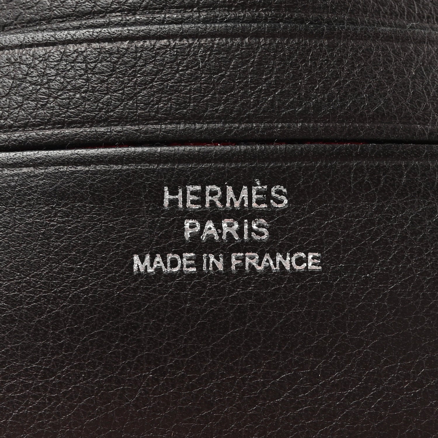 Hermes Swift Citizen Twill Card Case Chocolate 7 of 9
