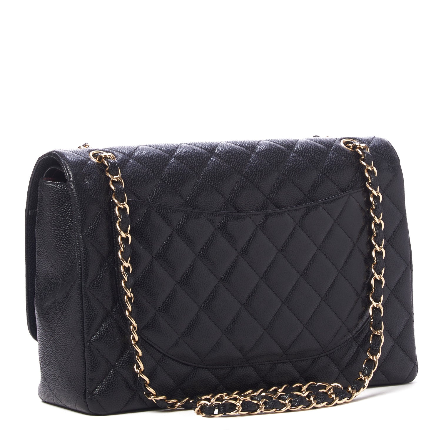 Chanel Caviar Quilted Maxi Double Flap Black 3 of 10