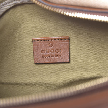 Gucci Vintage Canvas Web Belt Bag Sand Cuir 6 of 10