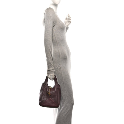 Chloe Grained Calfskin Small Balloon Bag Grenat 2 of 9