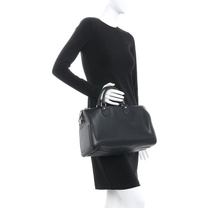 Louis Vuitton Epi Speedy 30 Black 2 of 8