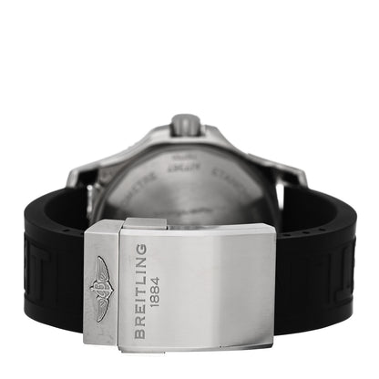 Breitling Stainless Steel Rubber 44mm Super Ocean Chronometer Automatic Watch Black A17367 3 of 5