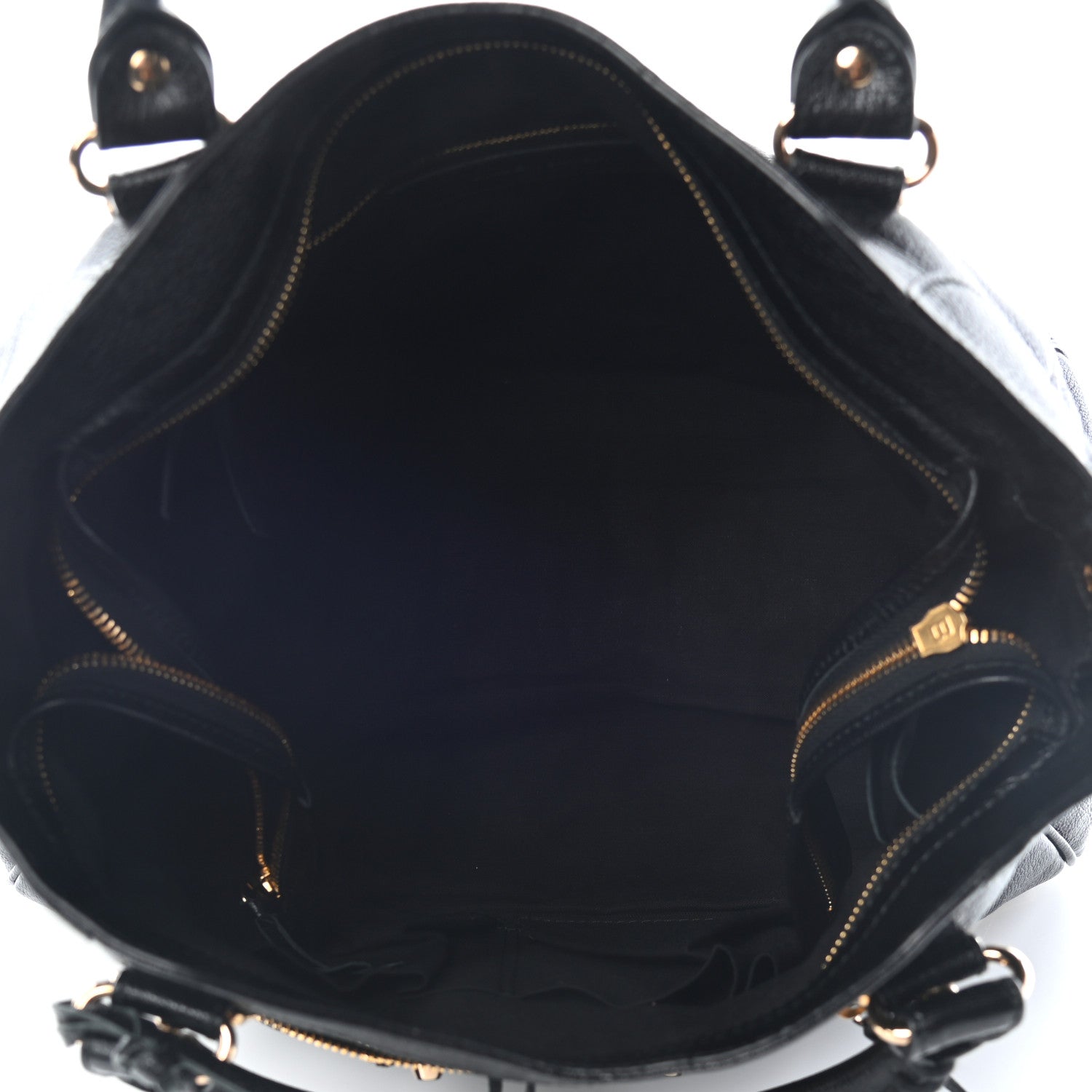 Balenciaga Chevre Gold Metallic Edge Hardware Velo Black 5 of 9