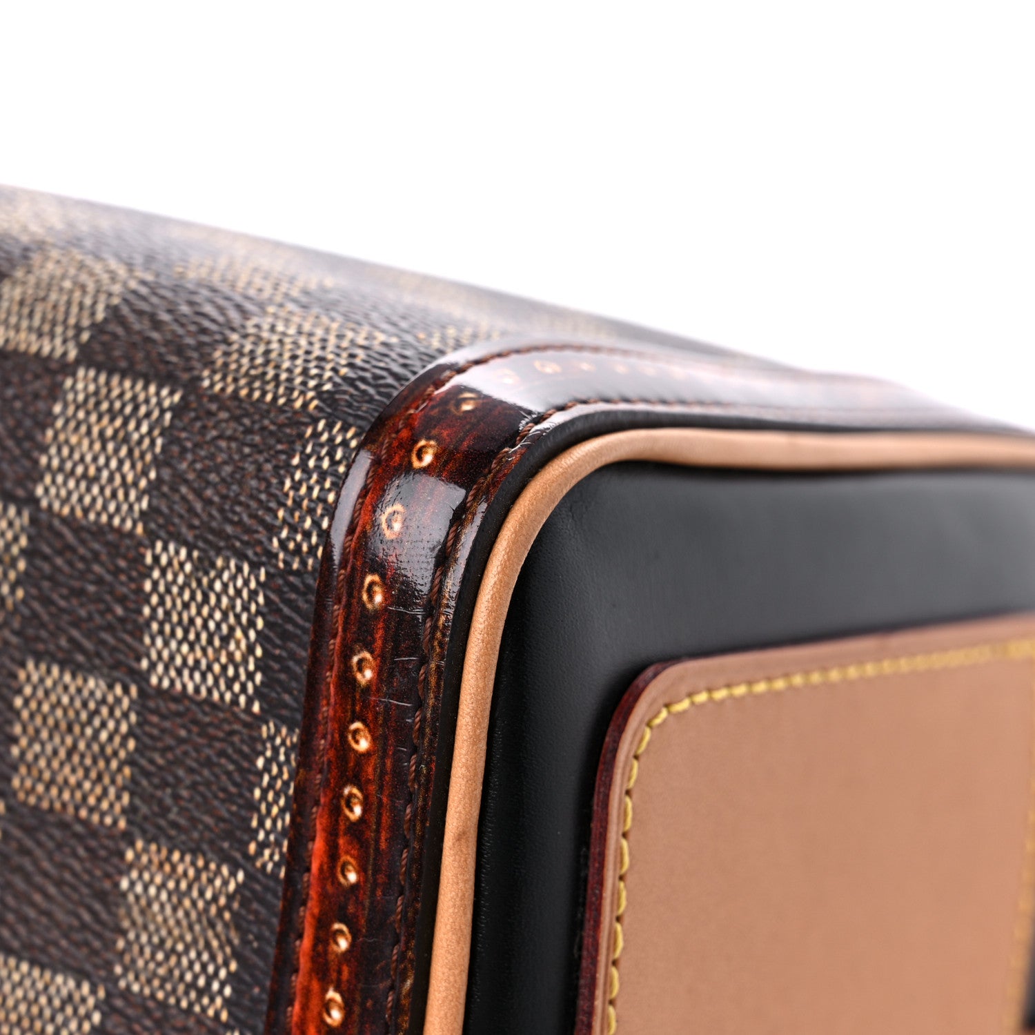 Louis Vuitton Transformed Damier Ebene Time Trunk Speedy Bandouliere 25 Black 10 of 14