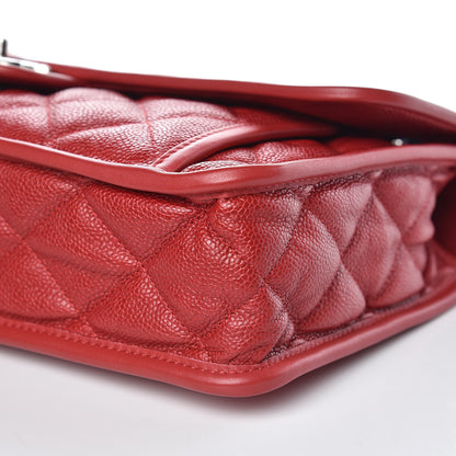 Chanel Caviar Quilted Large French Riviera Flap Red 9 of 10