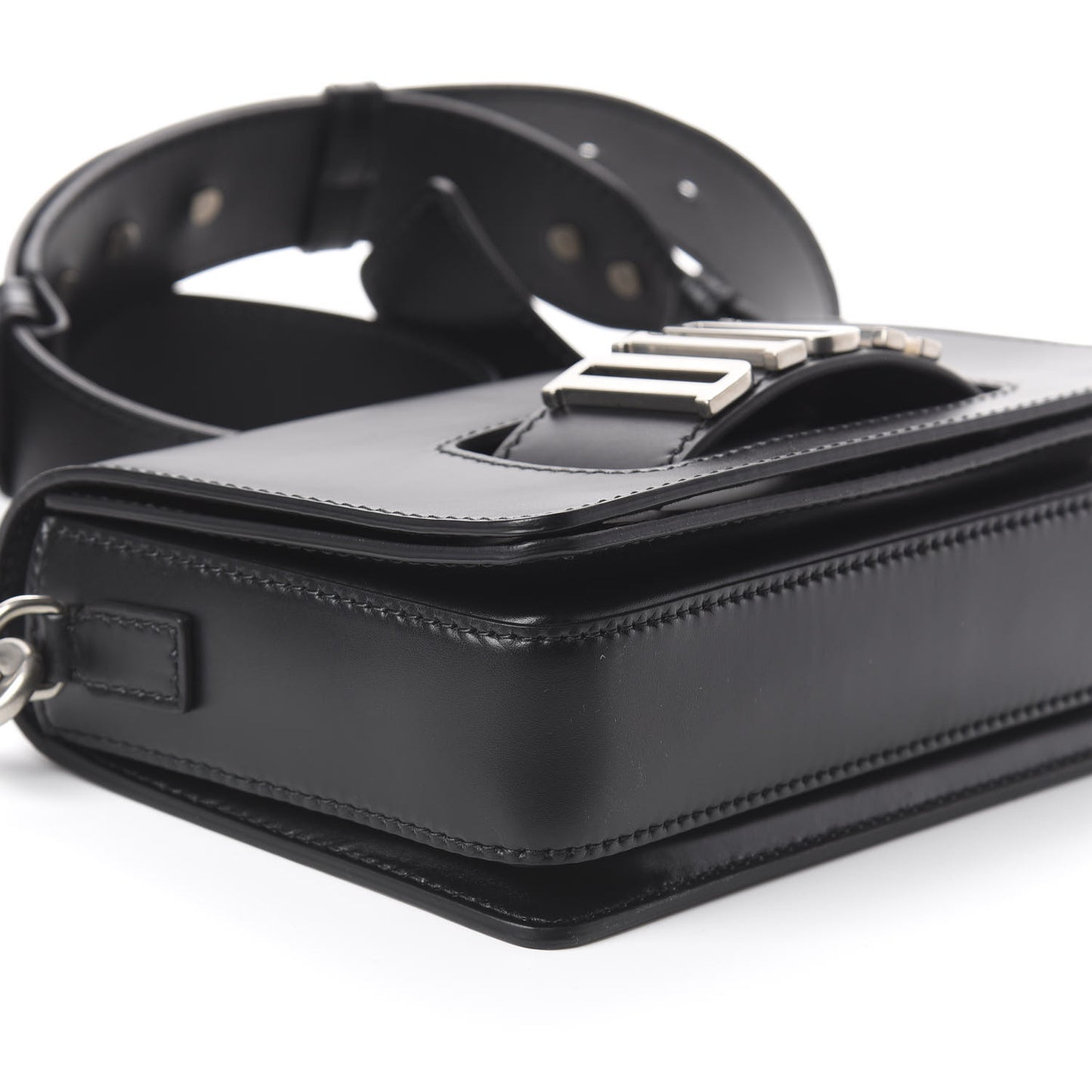 Smooth Calfskin Dio(r)evolution Flap Bag Black