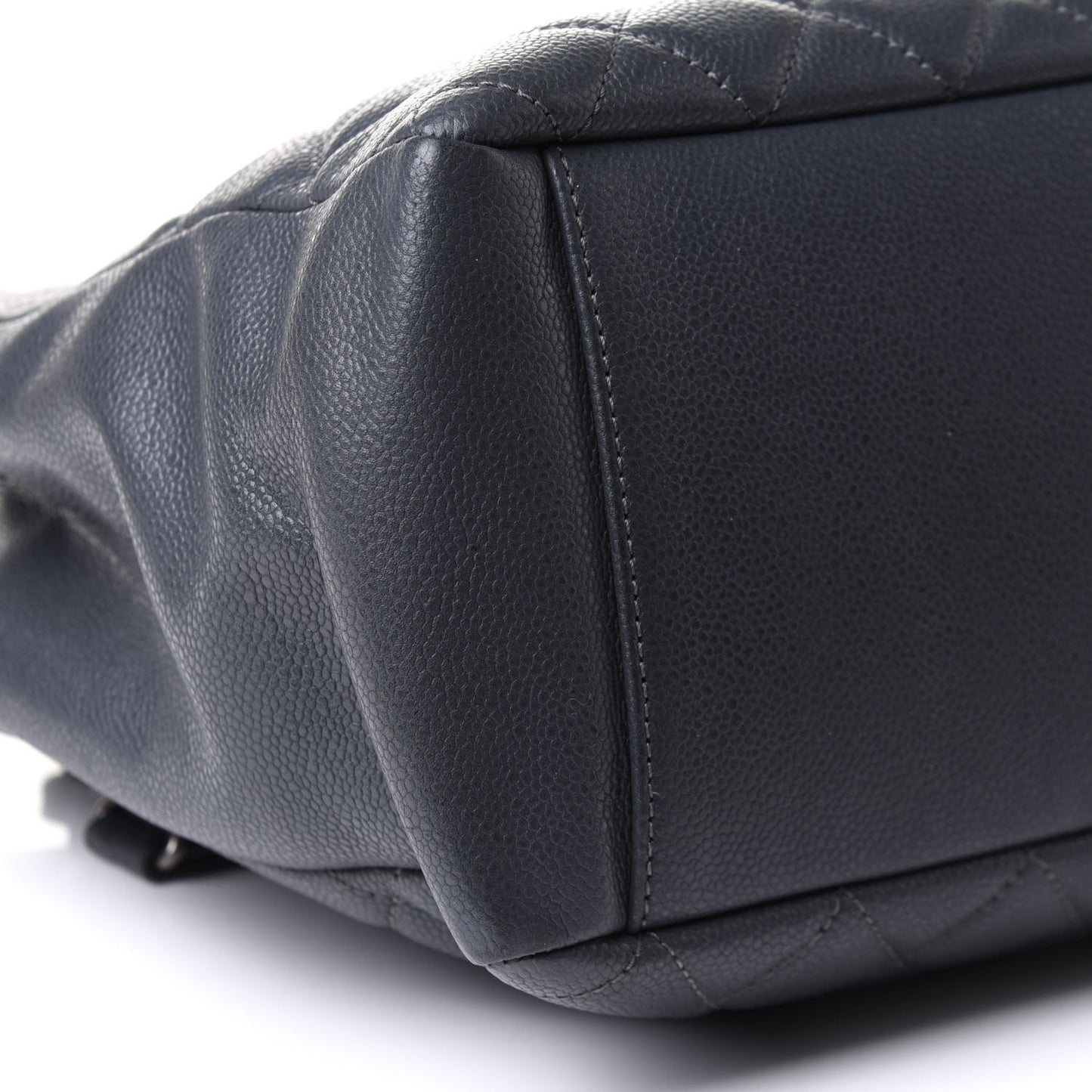 Caviar Quilted Grand Shopping Tote GST Grey