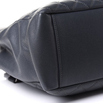Chanel Caviar Quilted Grand Shopping Tote GST Grey 9 of 12