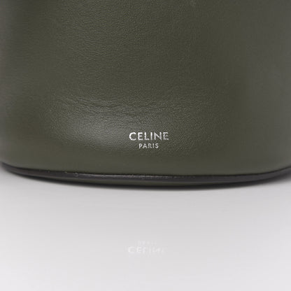 Celine Smooth Calfskin Nano Big Bag Bucket Army Green 8 of 10