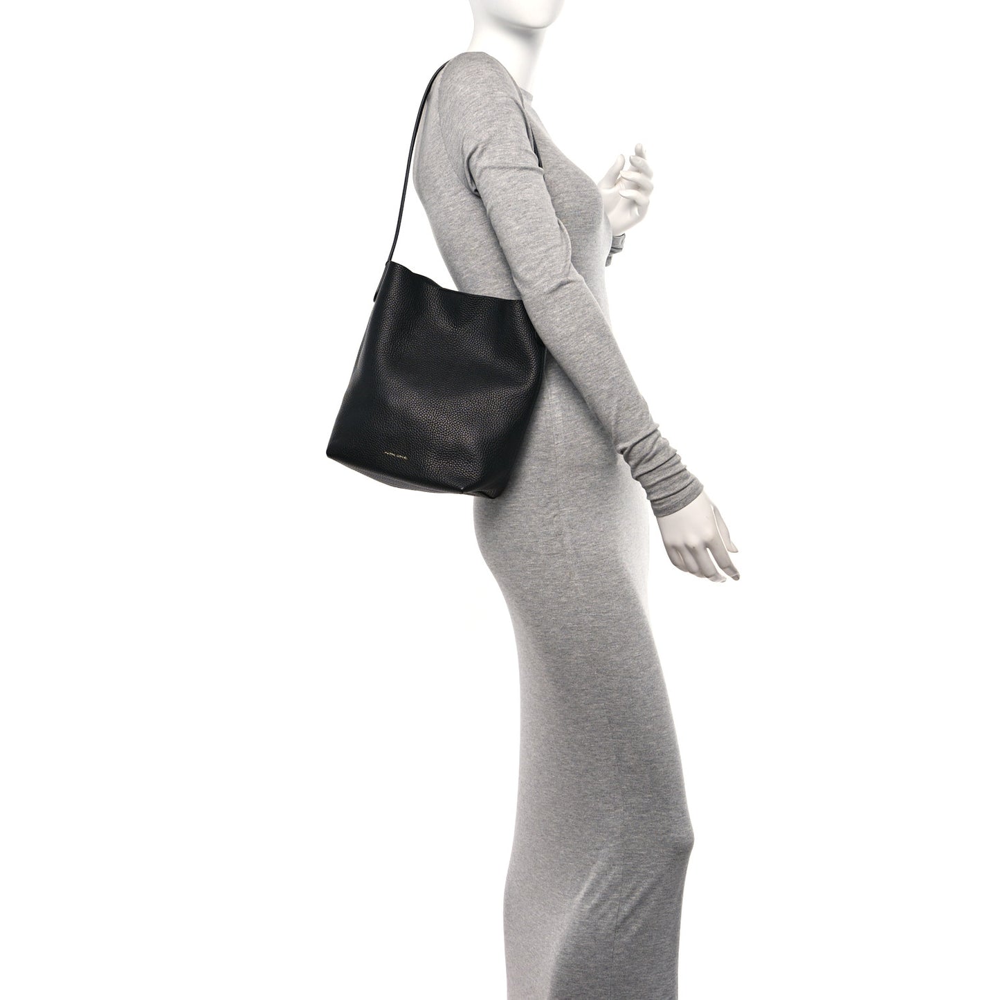 Pebbled Calfskin Everyday Cabas Black