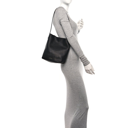 Mansur Gavriel Pebbled Calfskin Everyday Cabas Black 2 of 9