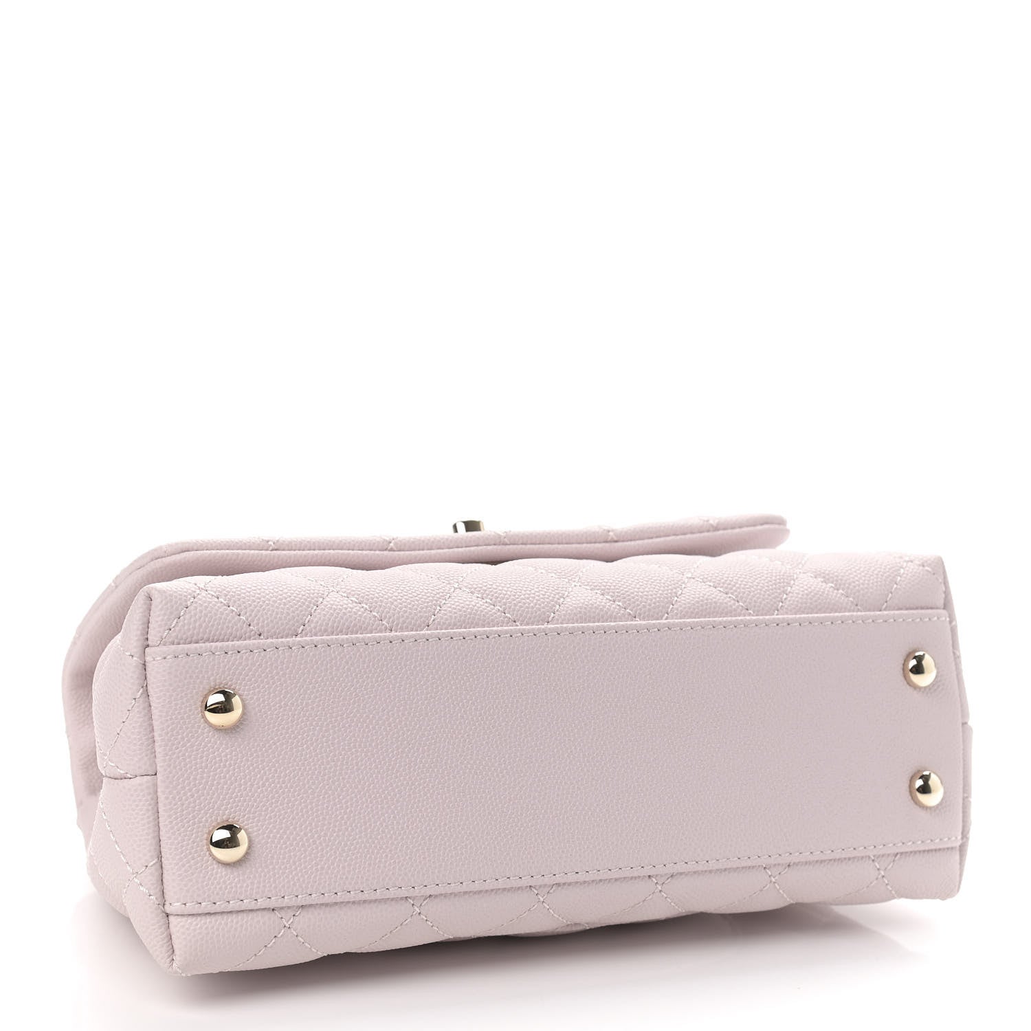 Chanel Caviar Quilted Mini Coco Handle Flap Lilas Lilac 4 of 9