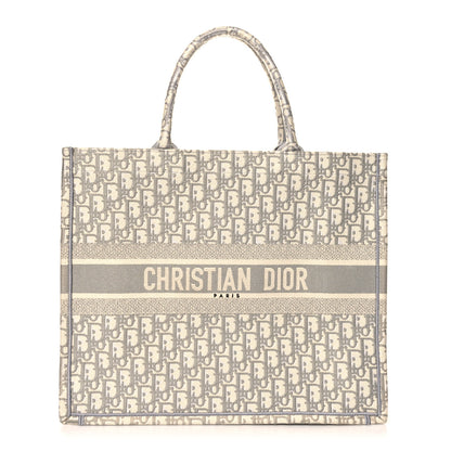 Christian Dior Oblique Large Book Tote Grey 1 of 10