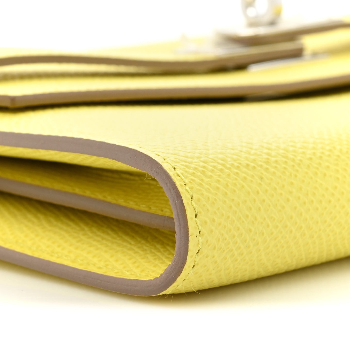 Epsom Kelly Longue Wallet Lime