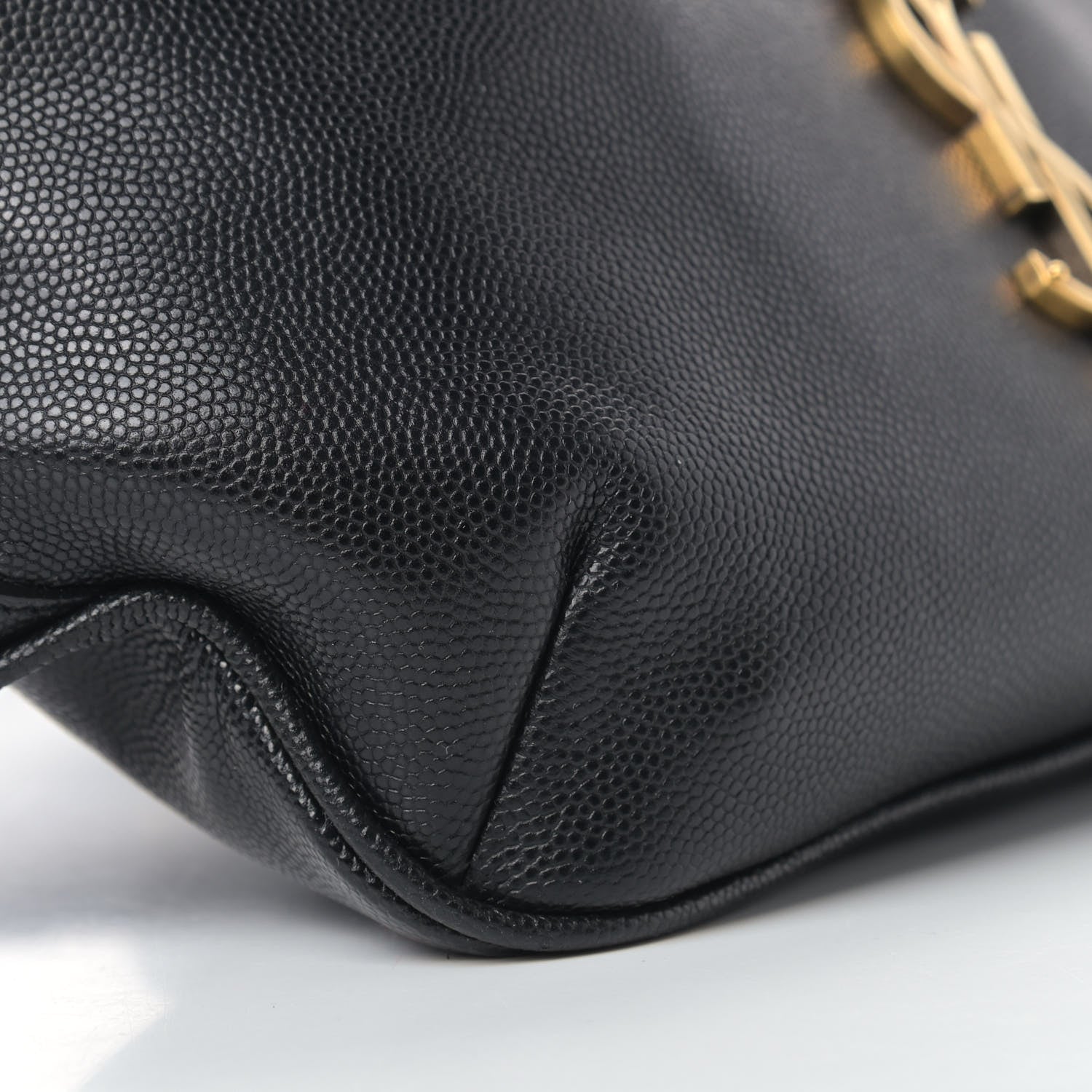 Saint Laurent Grain De Poudre Monogram Belt Bag Black 8 of 10