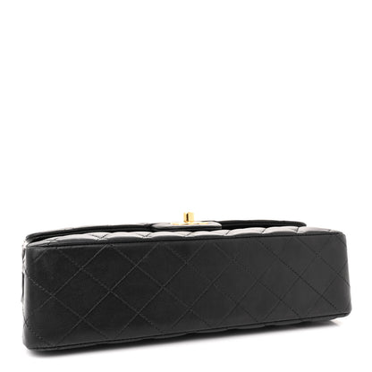 Chanel Lambskin Quilted Medium Double Flap Black 4 of 13