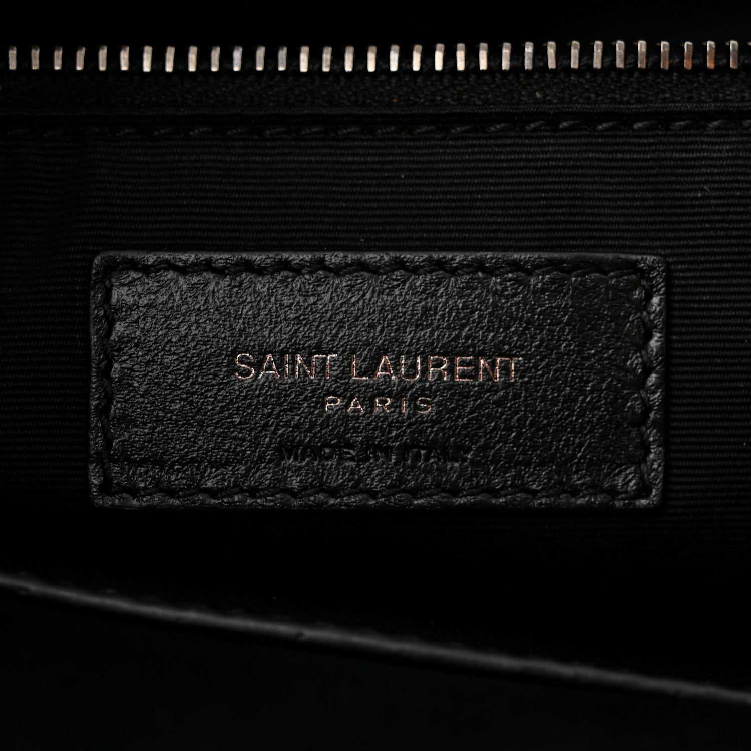 Saint Laurent Crinkled Calfskin Matelasse Monogram Large Niki Chain Satchel Black 6 of 12