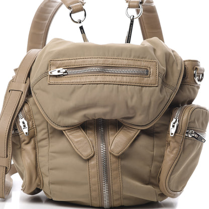 Alexander Wang Lambskin Nylon Marti Backpack Khaki 8 of 10